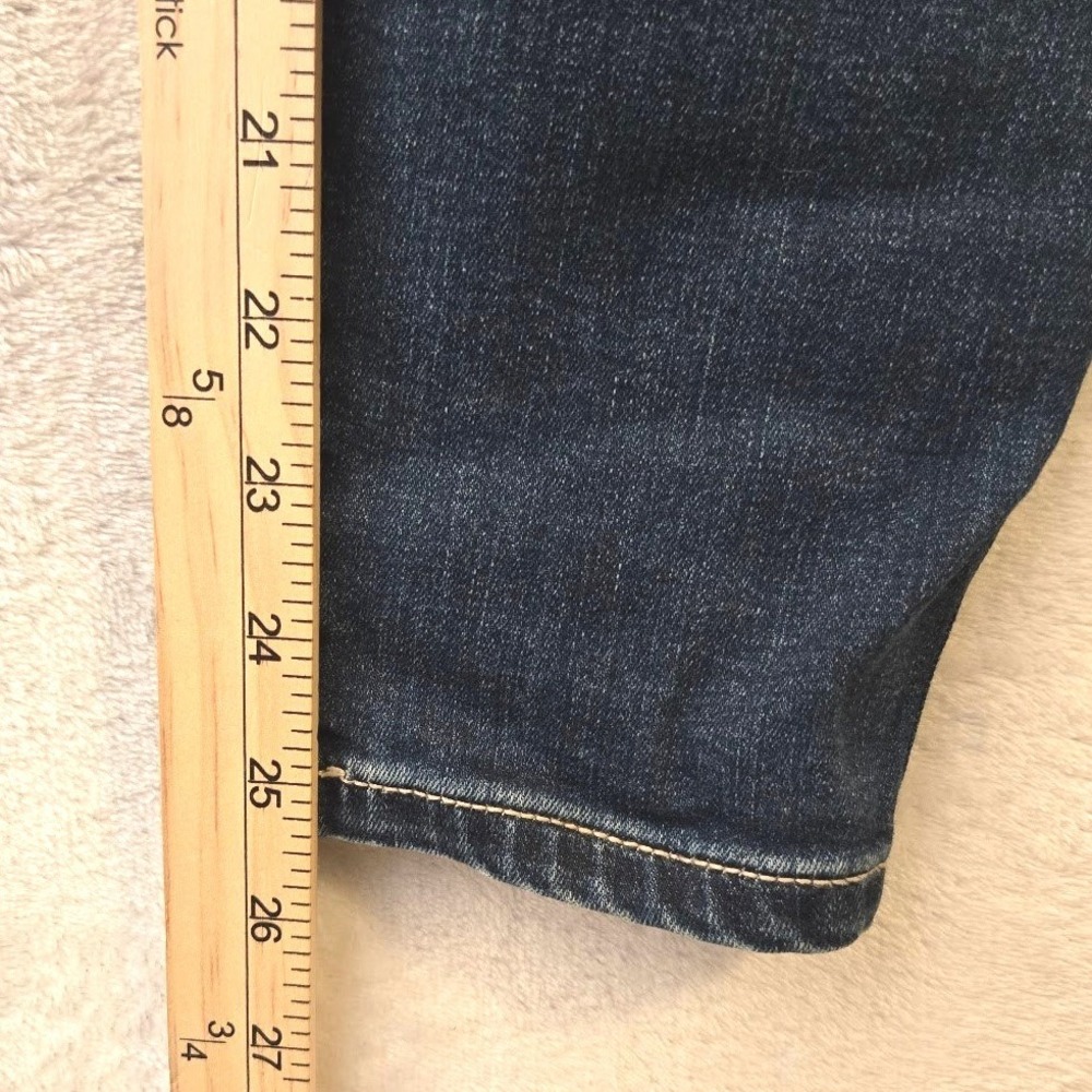 Torrid Womens Super Soft Jegging Dark Wash Denim Casual 16S Short - Picture 8 of 11